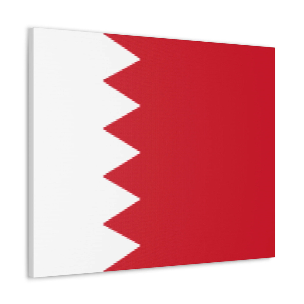 Bahrain Country Flag Canvas Vibrant Wall Art Unframed Home Decor